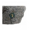 Irish Tweed Grey Herringbone Medium in Men's Newsboy Caps