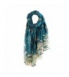 DEESEE(TM) Women Animal Printed Long Scarf Voile Warm Wrap Shawl - Blue - C812O8HV73E