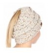 SERENITA Classic Confetti Ponytail Oatmeal