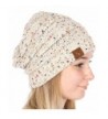 SERENITA Classic Confetti Ponytail Oatmeal in Women's Skullies & Beanies