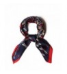 100% Silk Square Scarf- Faurn Pure Mulberry Satin Silk Head Hair Bag Wraps Bandana - Dragonfly - CV1866A8Y24