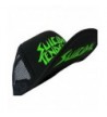 Cyberteez Suicidal Tendencies OG Logo Black Body Green Print Flip Up Snapback Hat Cap - CR183NTU2I5