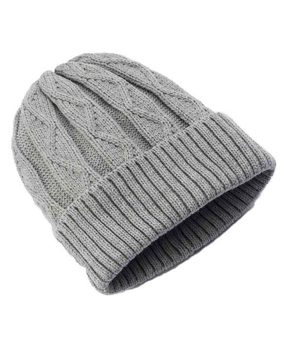 Urban Pipeline Men Cable Knit Beanie Grey One Size YUP53CW05 - CB12NYCWCZ0