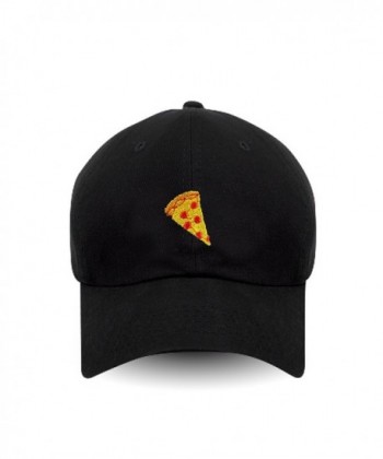 Pizza Embroidered Dad Hat 100% Cotton Baseball Cap For Men And Women - CD17Y0R6QHQ