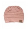 HUE21 Women's Sloutch Knit Beanie Hat - Rose Pink - CE11OXPR2IN