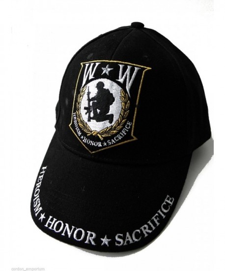 Wounded Warrior Embroidered Low Profile Cap - Ships within 24 Hours - CS11RMGU7GJ