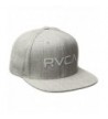 RVCA Men's Twill Snapback Hat - Grey Heather - C712FHB2QLJ