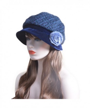 Womens French Velvet Trimmed Slouchy in Women's Bucket Hats