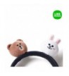 LINE FRIENDS Brown Plush Dolls in Women's Headbands in Women's Hats & Caps