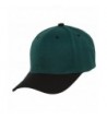 Curve Bill Adjustable Baseball Cap- Green/Black - C3110NDLCZD