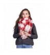 Women Vintage Plaid Scarf Shawl Blanket Oversized Scarf Wrap Winter Accessories - C218899MM6M