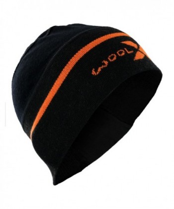 WoolX Toucan Hat - Moisture Wicking Winter Beanie - Warm Merino Wool Hat - Black Flame - CY12IPKCUVP