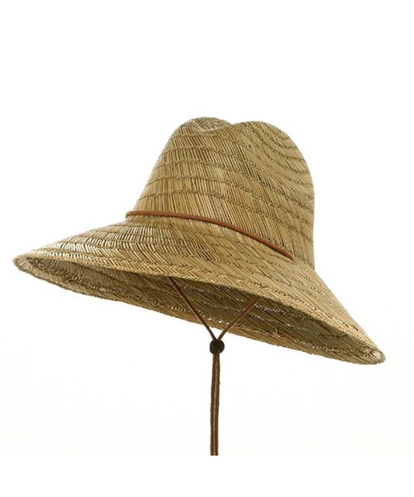 Safe Guard Straw Hat-Natural - CA1126BBLKL