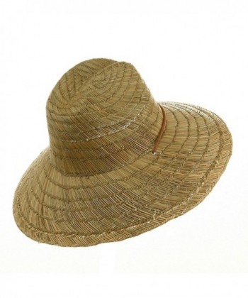Safe Guard Straw Hat Natural OSFM in Men's Sun Hats