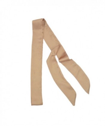 IvyFlair Skinny Scarf Choker Camel