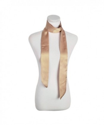 IvyFlair Skinny Scarf Choker Camel in Fashion Scarves