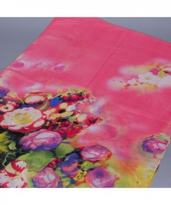 Inkach Fashion Chiffon Scarves Watermelon