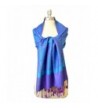 SCARF_TRADINGINC Paisley Jacquard Pashmina Scarf Wrap Stole - BLue/Purple(AA) - CT11NPUPUFJ