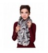 MEEFUR Women's Real Rex Rabbit Fur Winter Long Wraps - Chinchilla - CC123JIS2UB