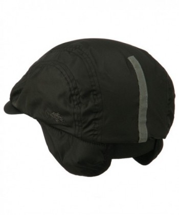 Fleece Earflap Ivy Cap Black