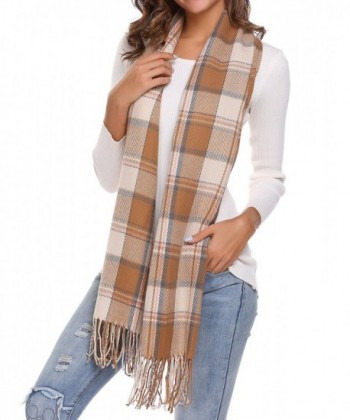 Womens Aztec Knit Scarf Slots