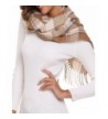 Womens Aztec Knit Scarf Slots in Cold Weather Scarves & Wraps