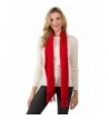 JENNIE LIU Unisex Watermark Cashmere Woven Scarf - Red - CG11I01FVGV