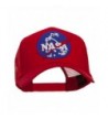 Lunar Landing NASA Patched Mesh Back Cap - Red - CC11ND5BJDX