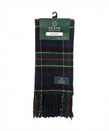 Clans Of Scotland Pure New Wool Scottish Tartan Scarf Colquhoun (One Size) - C3123H48MWZ