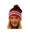 Unisex Team Sport 2ply Chunky Stretchy Knit Beanie Ski Hat Cap - Chicago - C511B5MHRHX