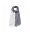 WS Natural Lightweight Scarves: Fashion Scarf Shawl Wrap For Women Two-toned - Grey White - C8184UD3KSS