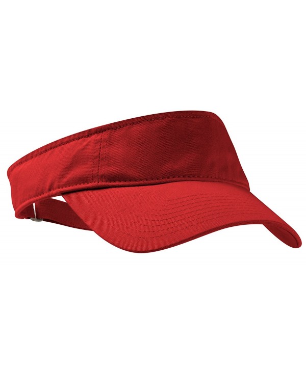 Port Authority Men's Fashion Visor - Red - C611NGRIFDZ