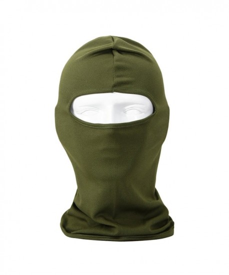 Seoget Candy Color Ultra Thin Ski Face Mask Under A Bike/Football Helmet -Balaclava - Army Green - CK1898ADXSZ
