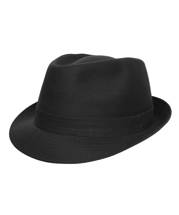 Classic Italy Trilby Trilby Hat - Noir - CU11B51XHI7