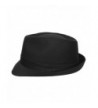 Classic Italy Trilby Size Black in Men's Fedoras