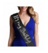 It's My Birthday Satin Sash - Gift for the Birthday Girl by RhinestoneSash.com - Black (Rhinestone) - CE11H3KBW6D