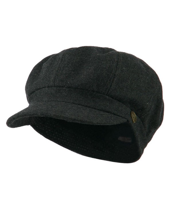 Wool Solid Spitfire Hat Dark Grey CS11I67LTZL