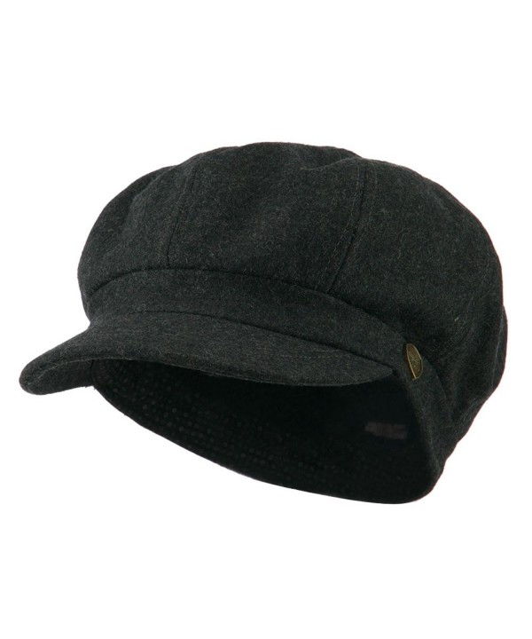 Wool Solid Spitfire Hat - Dark Grey - CS11I67LTZL