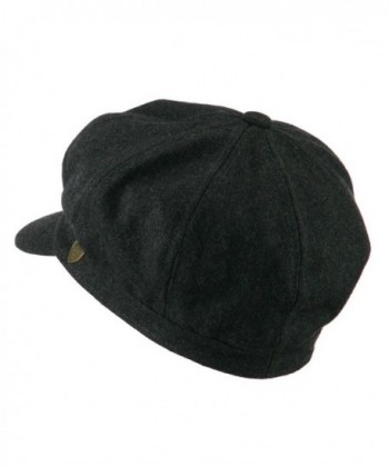 Wool Solid Spitfire Hat Dark Grey CS11I67LTZL