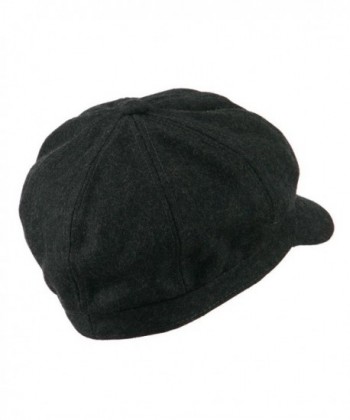 Wool Solid Spitfire Hat Dark in Men's Newsboy Caps
