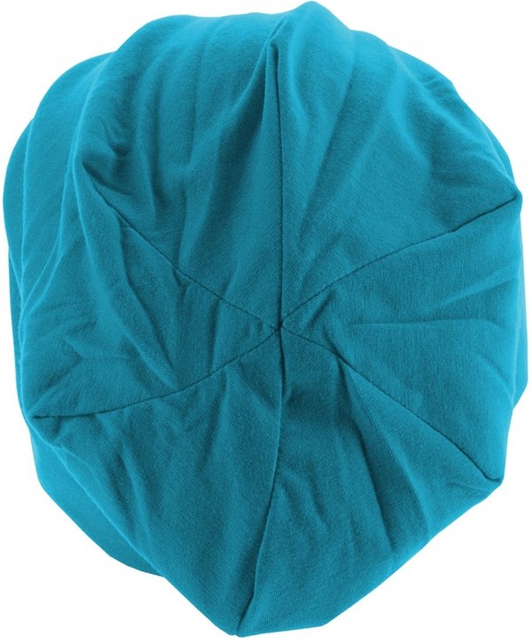 Jersey Beanie 10 Colours Beany Hat Wool Wolle Wollm&uumltze - Turquoise - CA116M273U7