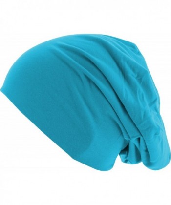 Jersey Beanie Colours Wollm%C3%BCtze Turquoise in Men's Skullies & Beanies