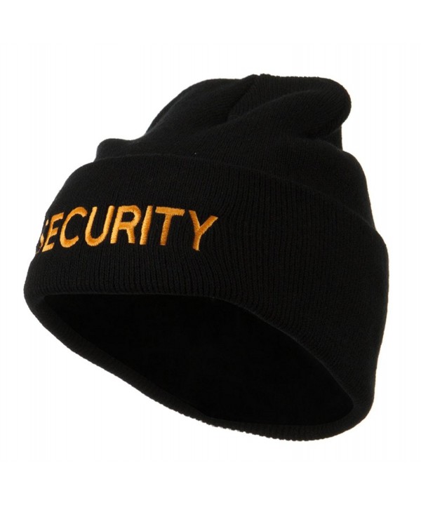 Military Embroidered Beanie - Security W17S10F - CV11E8U9C3V