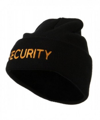Military Embroidered Beanie - Security W17S10F - CV11E8U9C3V