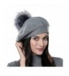 ENJOYFUR Winter Beret PomPom Bobble in Women's Berets