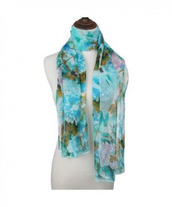 ChikaMika Fashion Scarves Floral Chiffon in Fashion Scarves