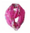 HONEYJOY Women Fashion infinity Flower Pattern Charming Print Shawl Scarf Wrap - Rose - CX12N85SAJT