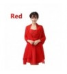 FTBY Women's Long Chiffon Shawl Evening Prom Dress Scarves Mother Dress Wraps - Red - CU184E6WG7H