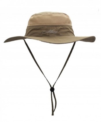 Mazo Quick-Dry Sun Hat Breathable Mesh Camping Hat Outdoor Fishing Cap - Dark Khaki - CZ125PT12TP