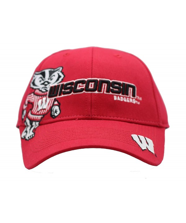 Wisconsin Badgers Battle Ready Red Velcro Back Cap - CX11K9W8PP3